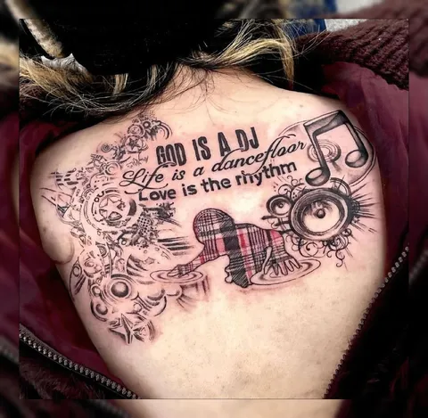 God Is a DJ Tattoo
