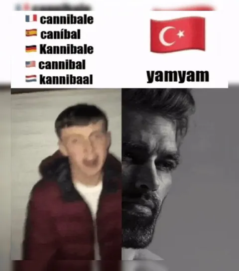 Cannibal in Different Languages
