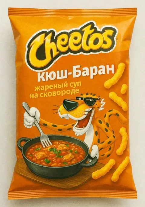 Cheetos со вкусом жареного супа