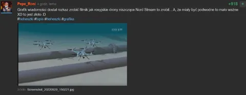 Podwodne drony nad Nord Stream
