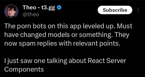 Porn Bots Discuss React Server Components