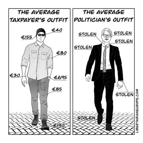 Average Taxpayer Versus Politician