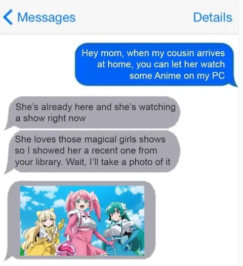 Mom Shows the Wrong Anime