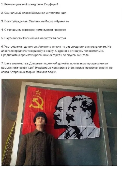 Революционный профиль коммуниста