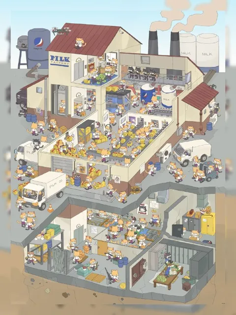 Pilk Factory Hidden Object Scene