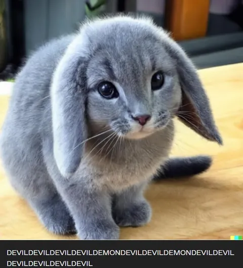 Cute Cat With a Devil Inside