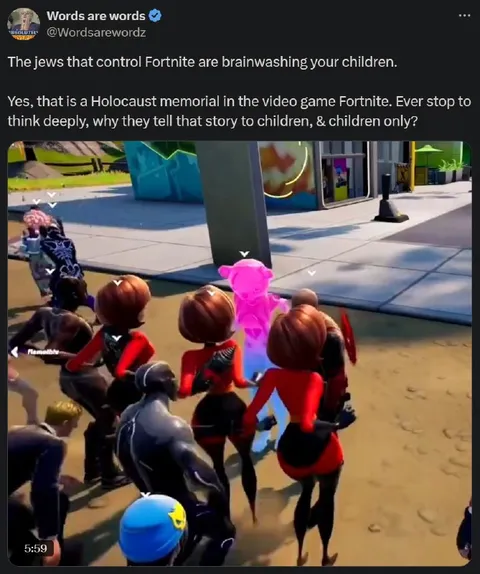 Fortnite Holocaust Memorial Conspiracy