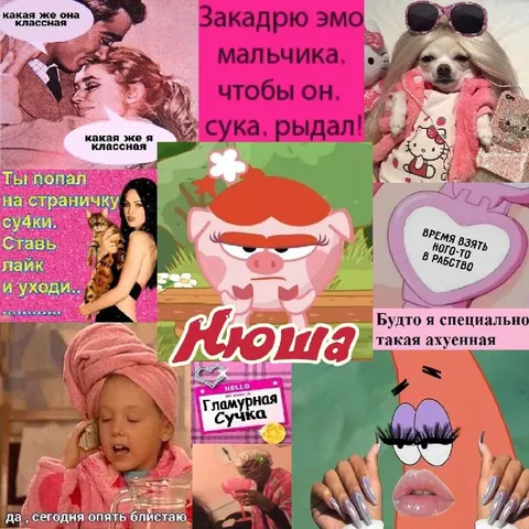 Гламурная сучка блистает