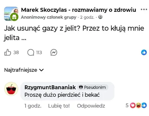 Jak usunąć gazy z jelit