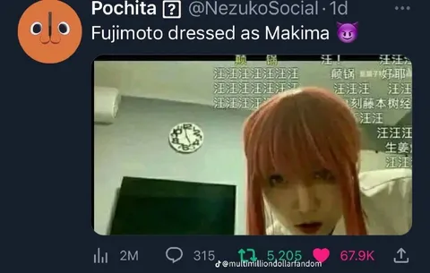 Fujimoto Dressed as Makima