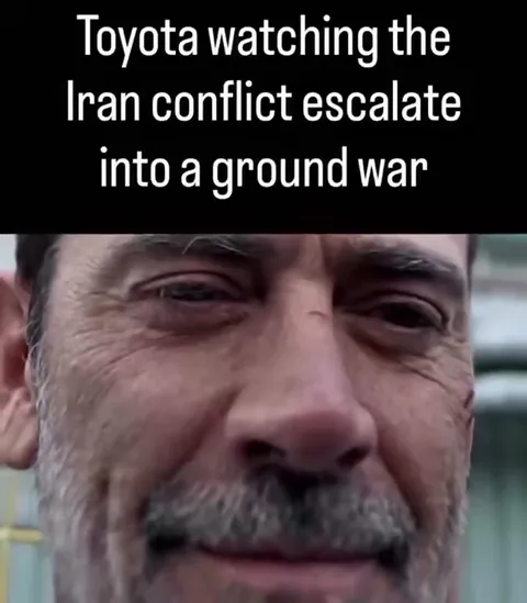 Toyota Watching Iran Ground War
