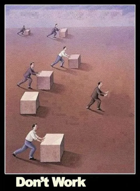 Don't Work Cube Meme