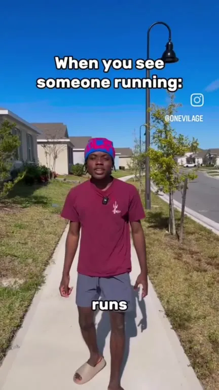 When You See Someone Running