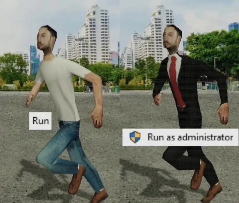Run as Administrator