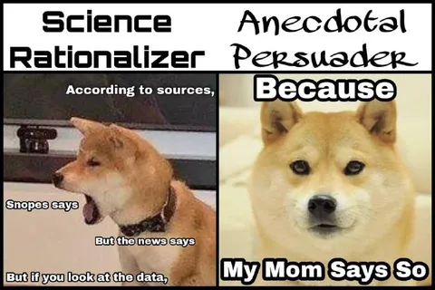 Science vs Anecdotal Persuader