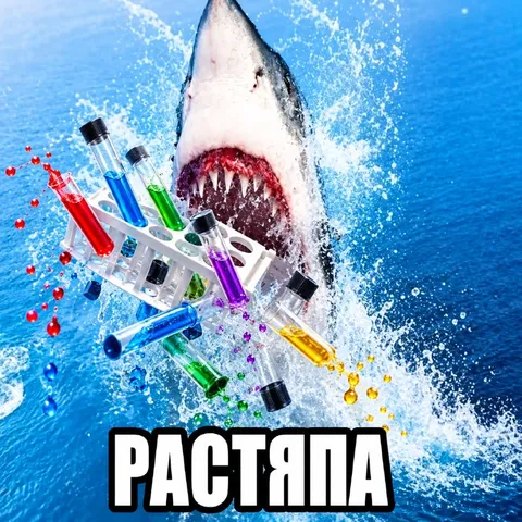 Акула-растяпа с пробирками