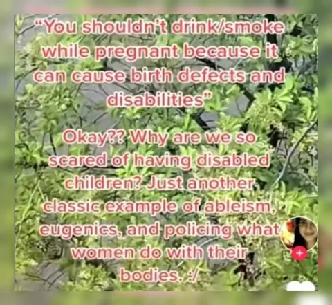 Pregnancy Advice and Ableism