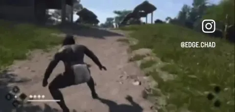 Ползущий персонаж из игры