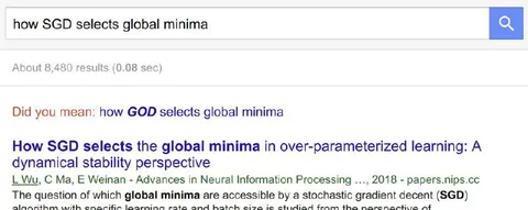 SGD Selects Global Minima