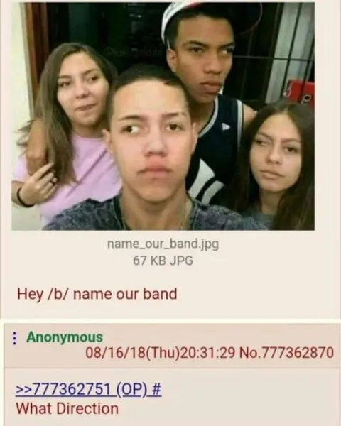 Name Our Band 4chan Reply