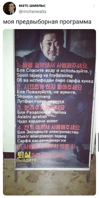 Моя предвыборная программа