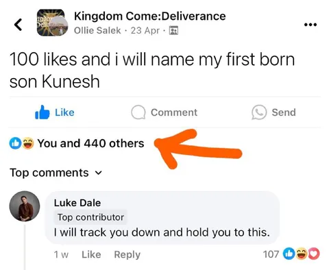 Name My Firstborn Kunesh
