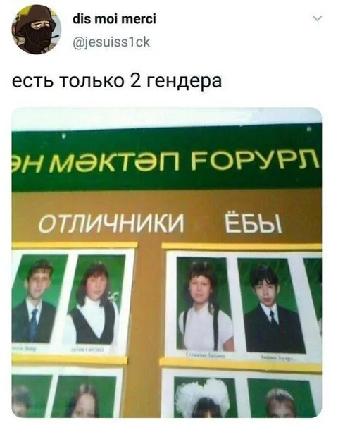 Есть только два гендера