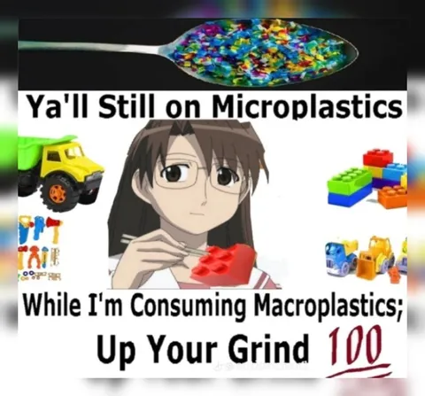 Consuming Macroplastics While You Grind