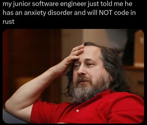 Junior Engineer Refuses Rust