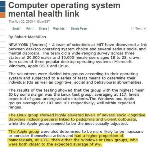 Linux Users Have Higher IQs