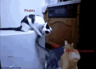 Pirates Attack Paying Customers