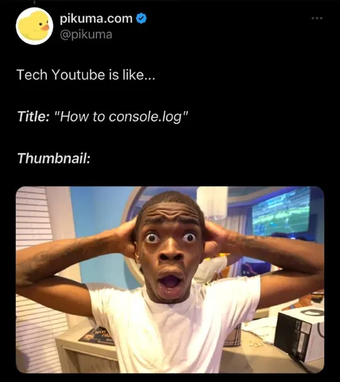 Tech YouTube Thumbnail Panic