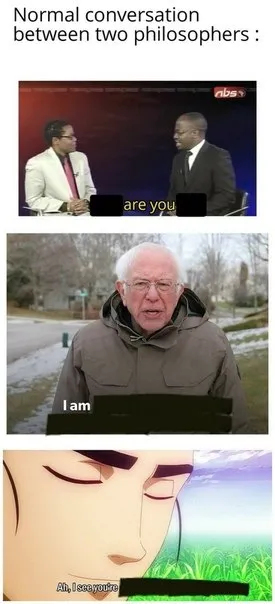 Normal Conversation Between Philosophers