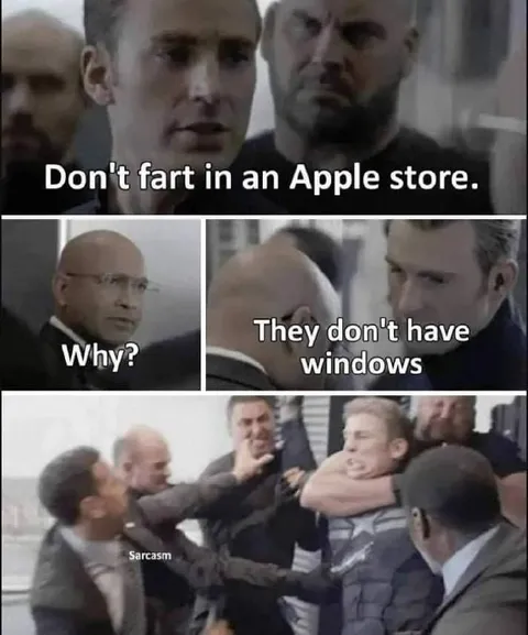 Don't Fart in an Apple Store