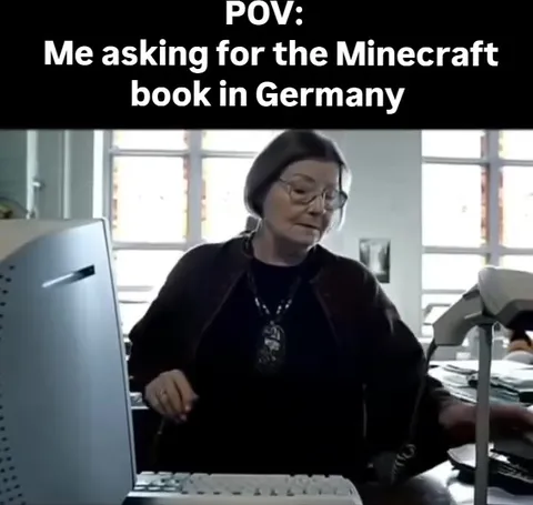 Asking for the Minecraft Book in Germany