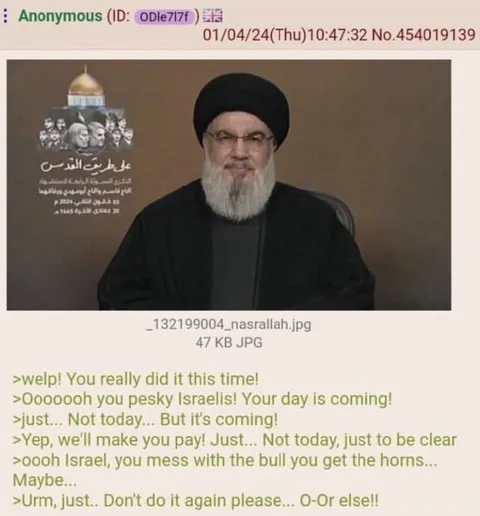 Nasrallah Not Today