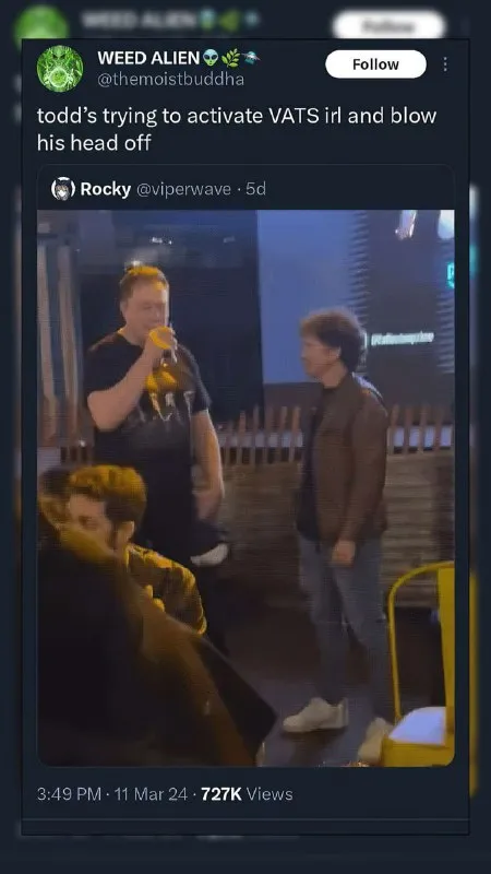 Todd Activates VATS IRL