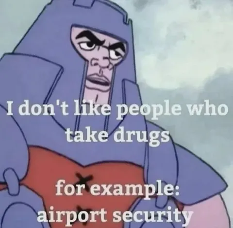 Airport Security Takes Drugs