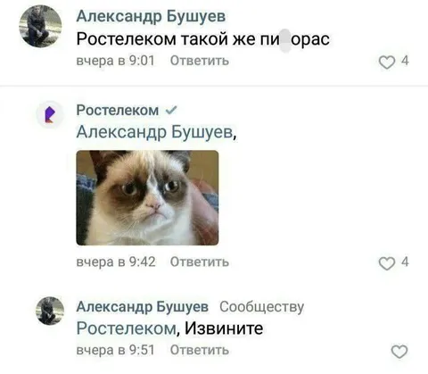 Ростелеком, извините