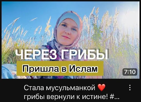 Грибы привели в ислам