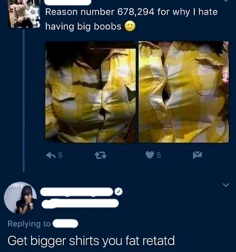 Big Boobs Need Bigger Shirts