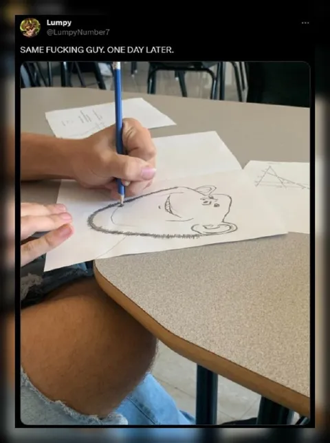 Same Fucking Guy One Day Later