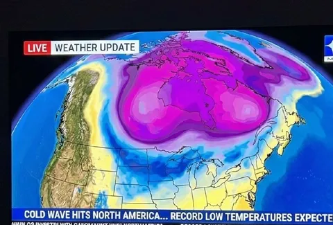Record Cold Wave in North America