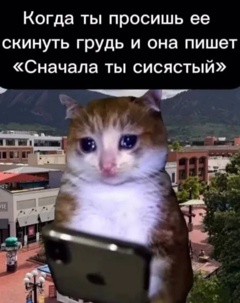 Сначала ты сисьястый