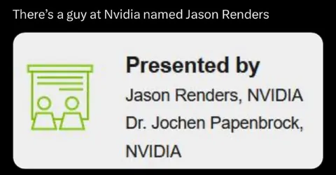 Jason Renders at NVIDIA
