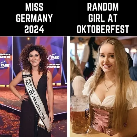 Miss Germany at Oktoberfest
