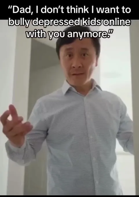 Son Leaves His Cyberbullying Dad