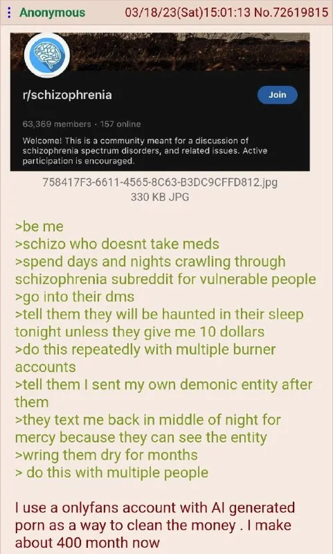 Demonic Entity OnlyFans Scam