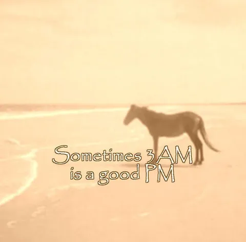 Sometimes 3 AM Is a Good PM