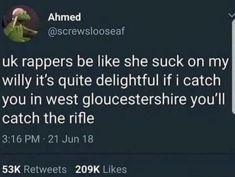 UK Rappers Be Like